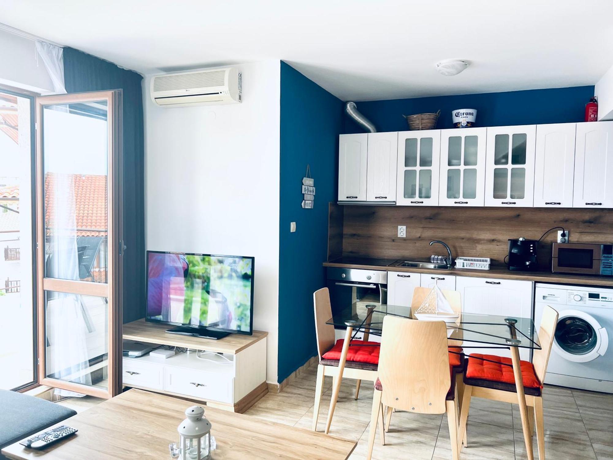 La Terrace Sea View Apartment Sveti Vlas Bagian luar foto