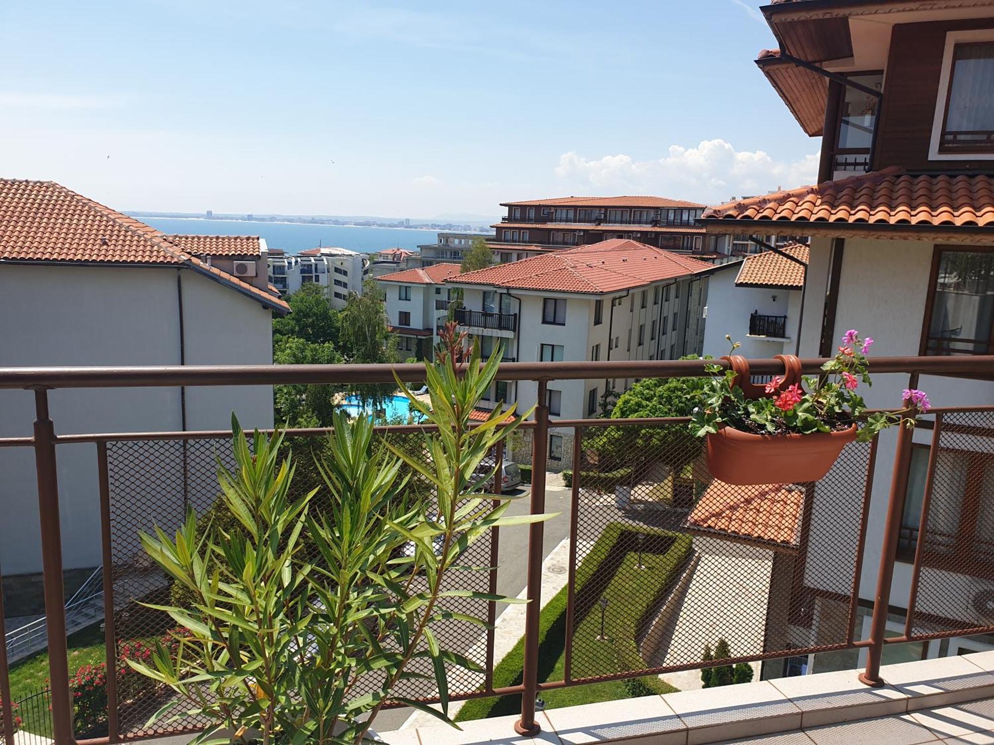 La Terrace Sea View Apartment Sveti Vlas Ruang foto