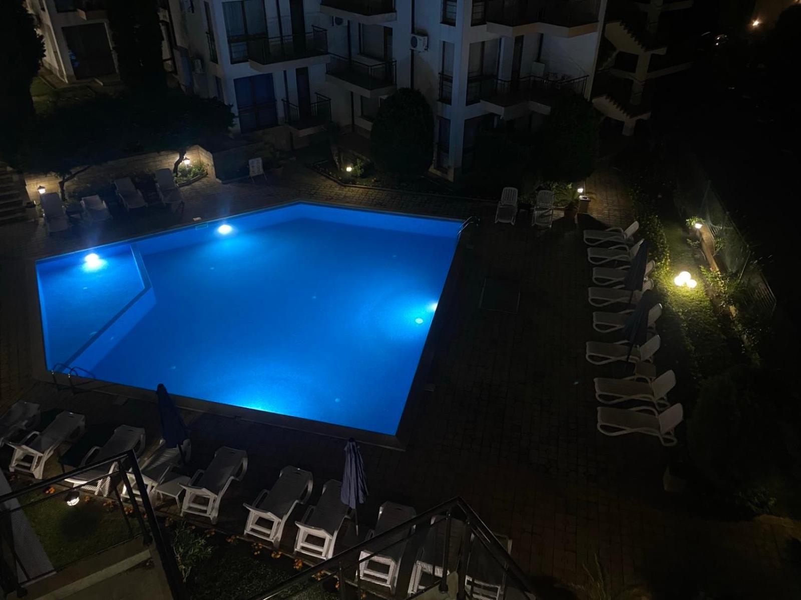 La Terrace Sea View Apartment Sveti Vlas Bagian luar foto