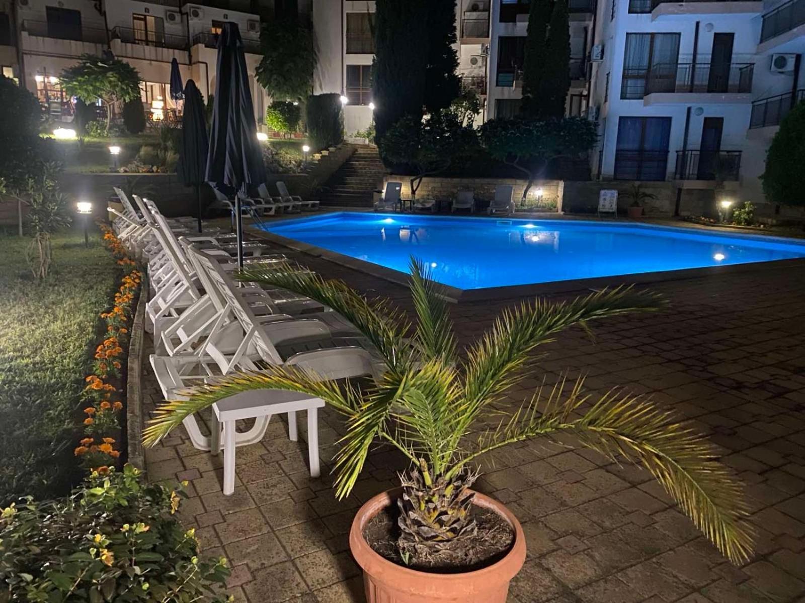 La Terrace Sea View Apartment Sveti Vlas Bagian luar foto